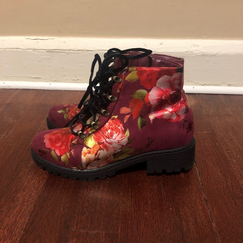 Floral Boots